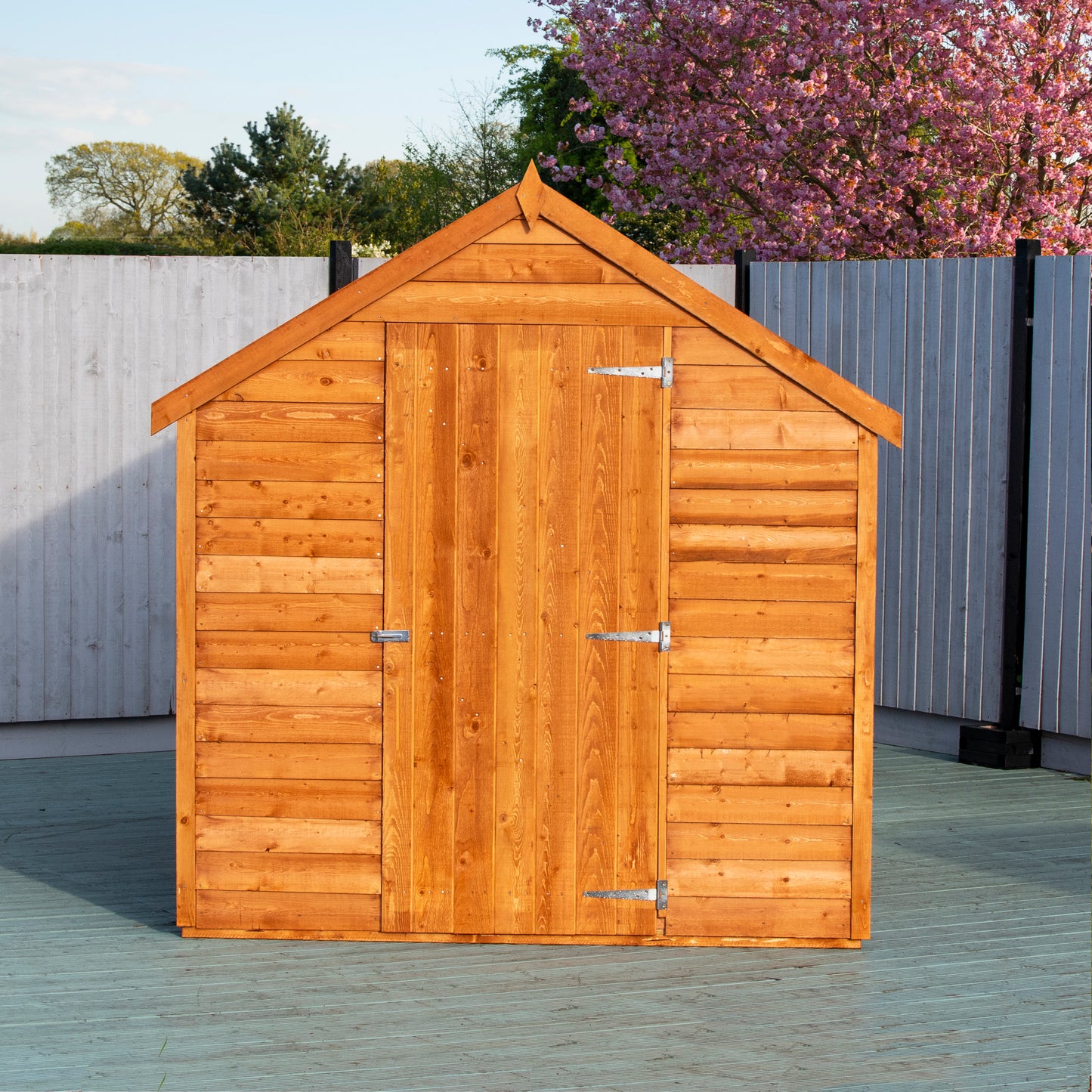Shire 8x6 Overlap Single Door Shed with Window OVEW0806DOL-1AA
