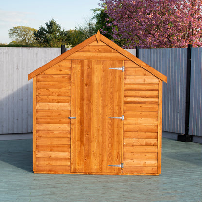 Shire 8x6 Overlap Single Door Shed with Window OVEW0806DOL-1AA