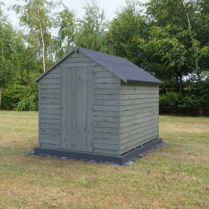 Shire 8x6 Single Door Overlap Pressure Treated Shed OVEV0806POL-1AA