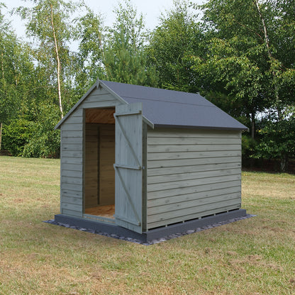 Shire 8x6 Single Door Overlap Pressure Treated Shed OVEV0806POL-1AA