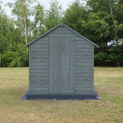 Shire 8x6 Single Door Overlap Pressure Treated Shed with Window OVSW0806POL-1AA