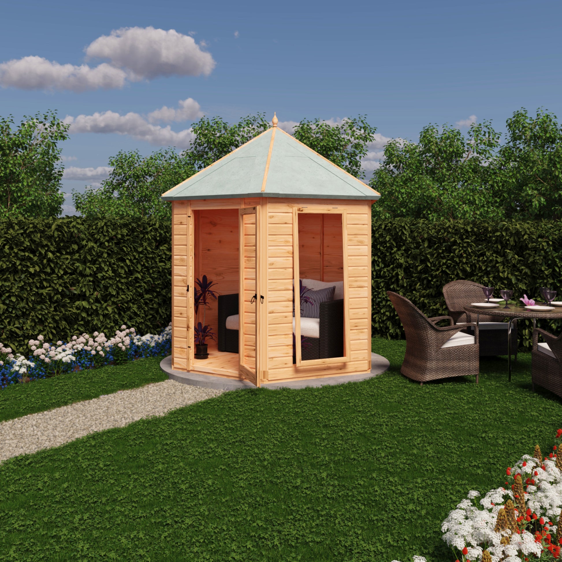 Shire 8x7 Welburn Summerhouse WELB0807DSL-1AA