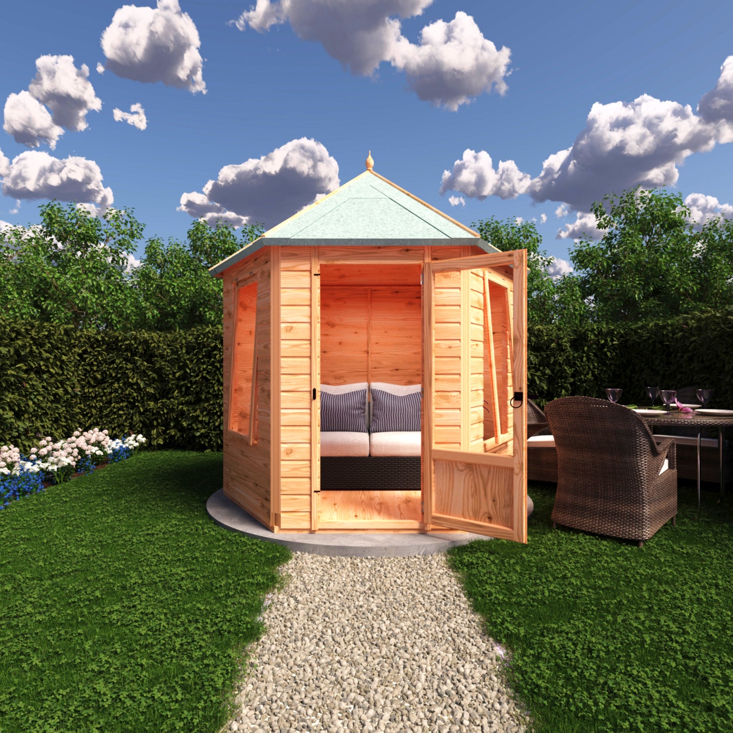 Shire 8x7 Welton Summerhouse WELT0807DSL-1AA