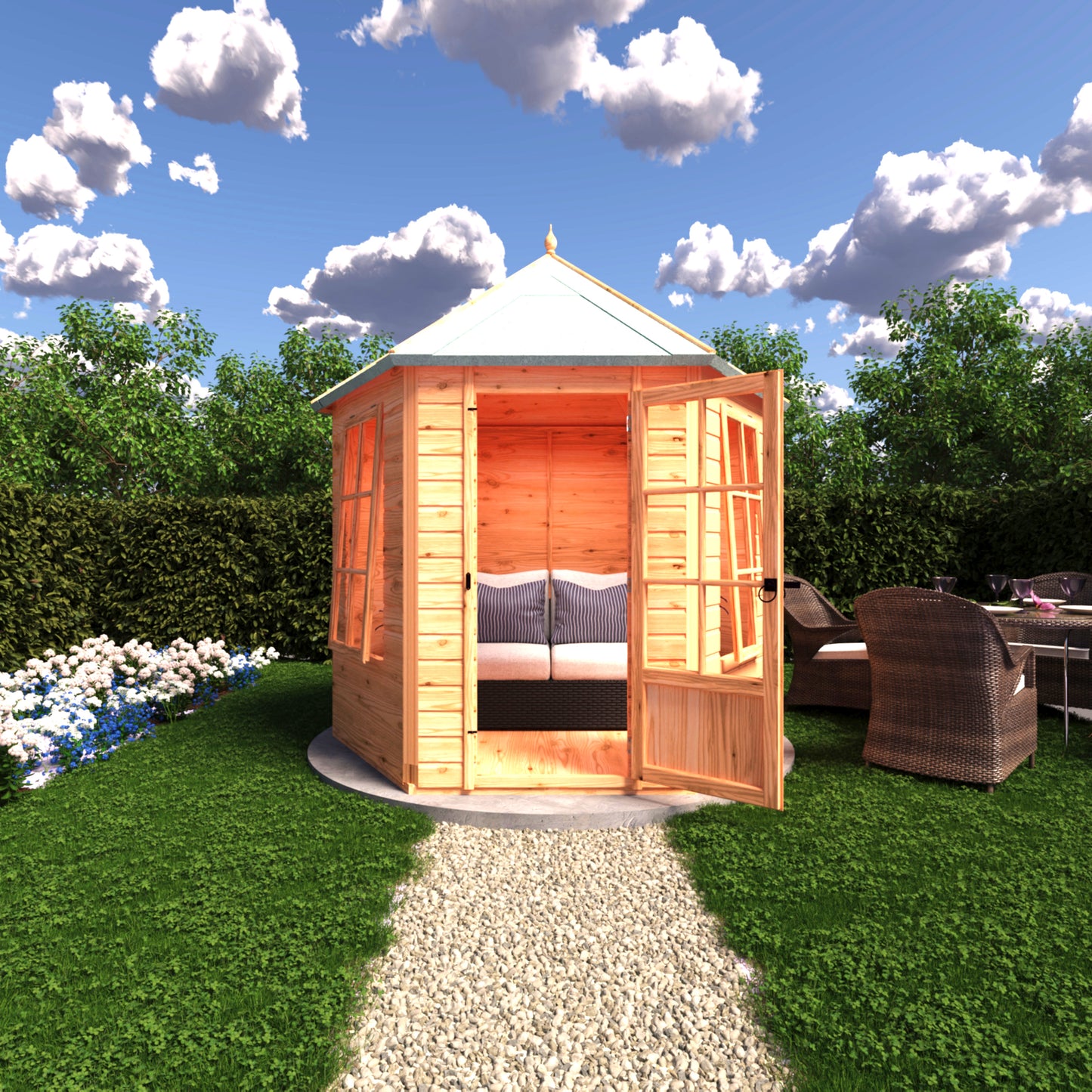 Shire 8x7 Welwick Summerhouse WELW0807DSL-1AA
