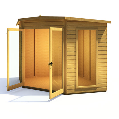 Shire 8x8 Barclay Corner Summerhouse BARC0808DSL-1AA