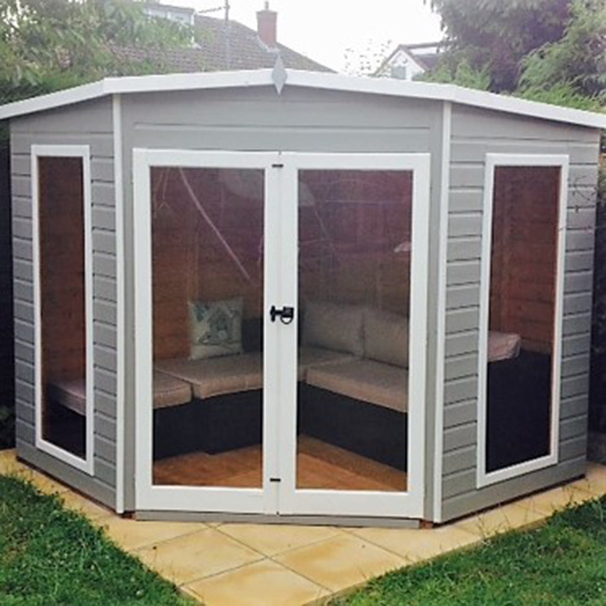 Shire 8x8 Barclay Corner Summerhouse BARC0808DSL-1AA