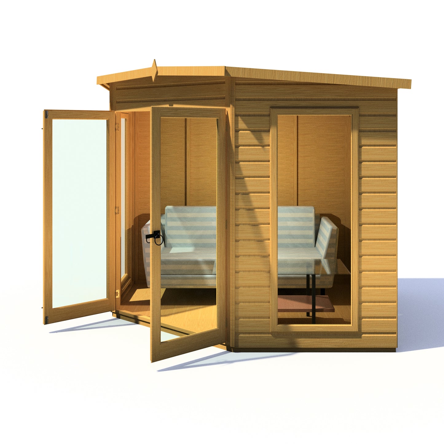 Shire 8x8 Barclay Corner Summerhouse BARC0808DSL-1AA