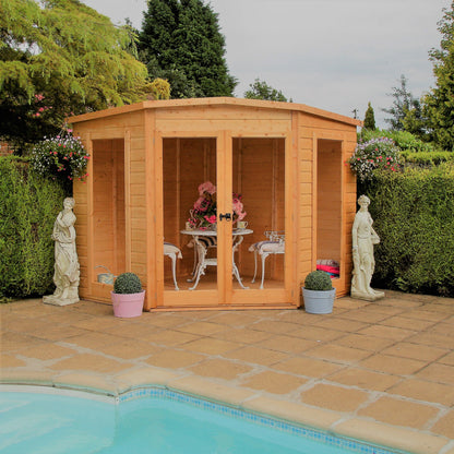 Shire 8x8 Barclay Corner Summerhouse BARC0808DSL-1AA