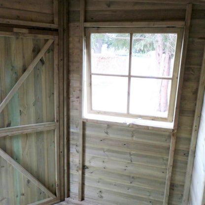 Shire 8x8 Double Door Corner Shed - Pressure Treated - CNRS0808PSL-1AA