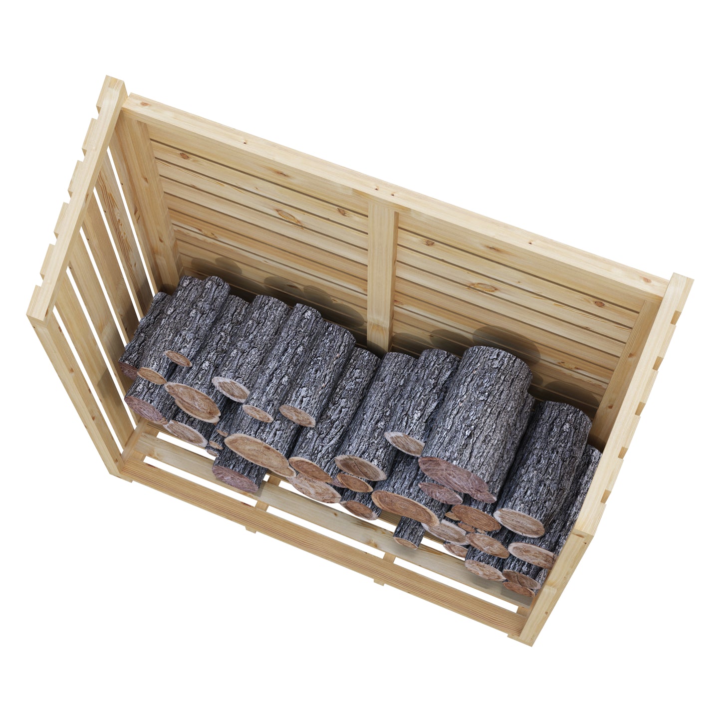 Shire Small Wooden Log Store LOGS0101DSL-1AA
