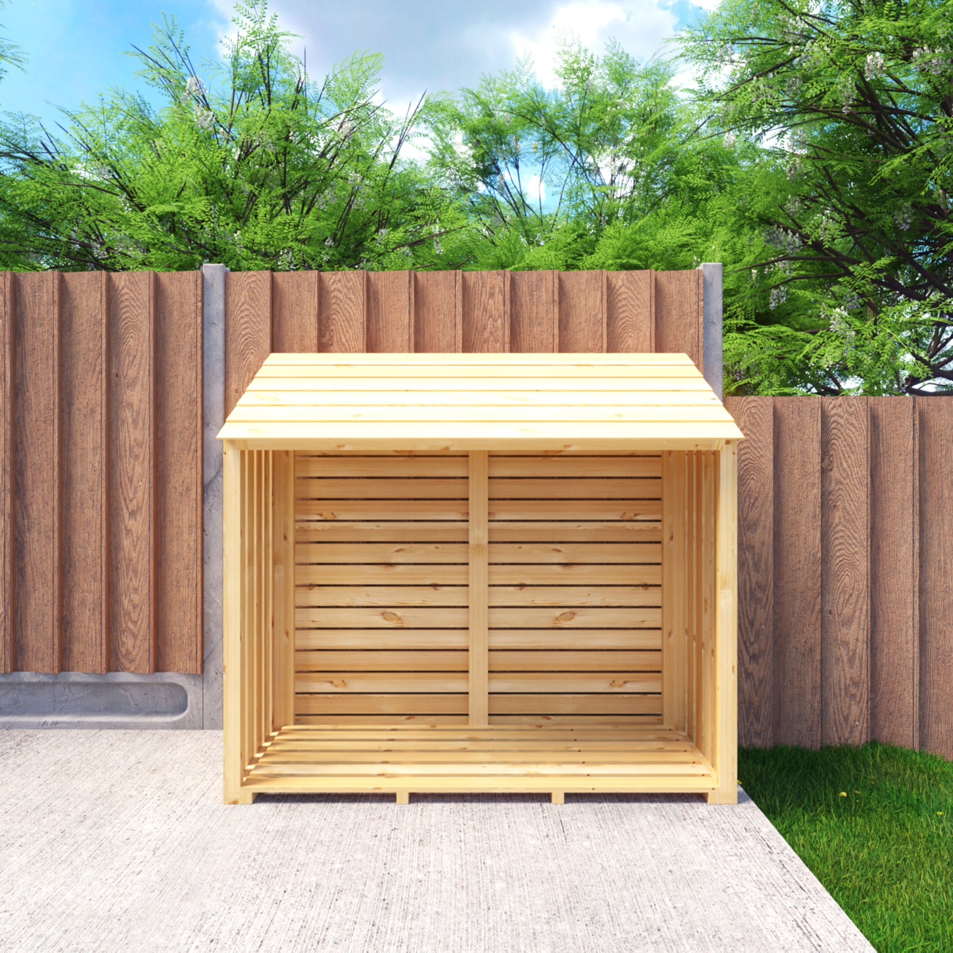 Shire Small Wooden Log Store LOGS0101DSL-1AA