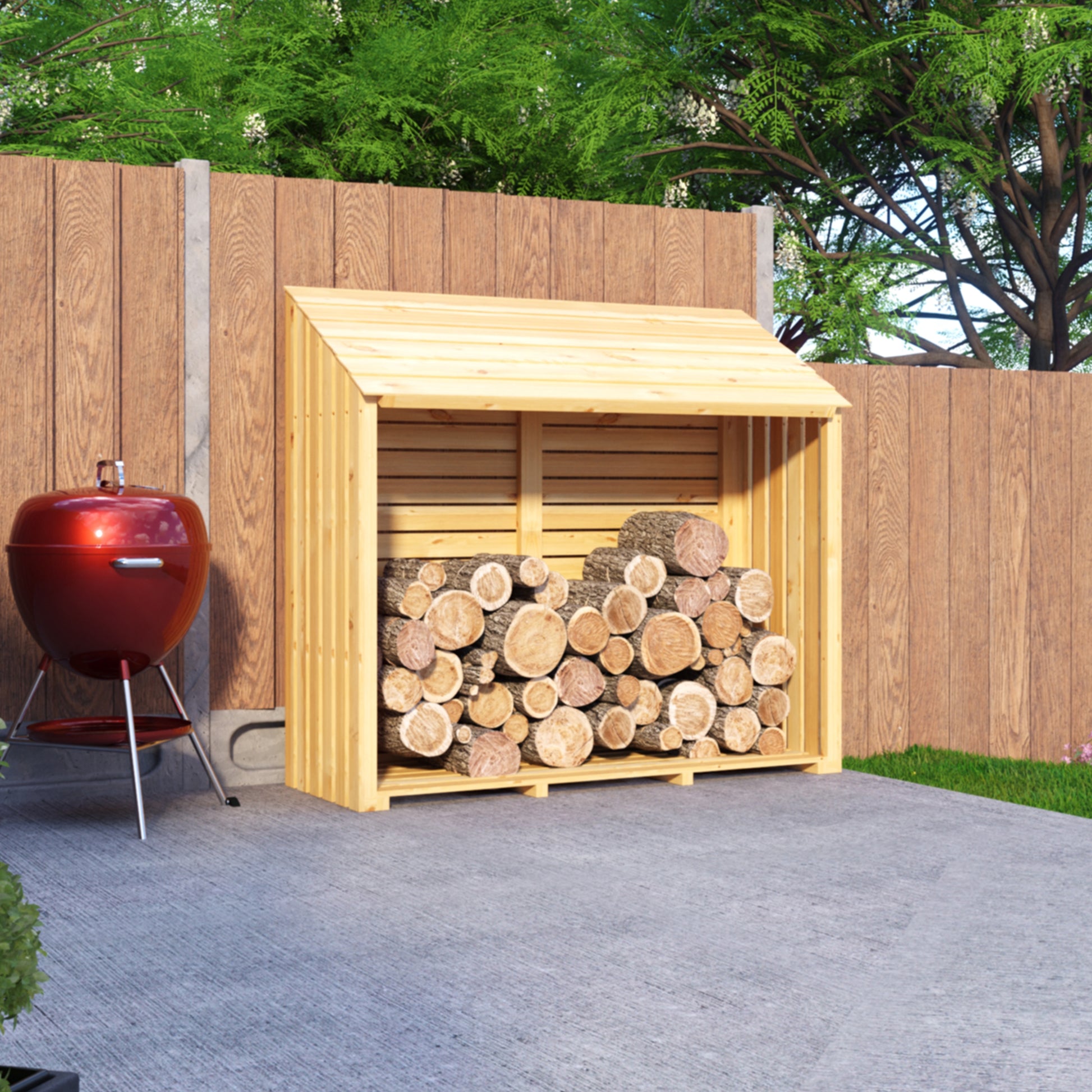 Shire Small Wooden Log Store LOGS0101DSL-1AA