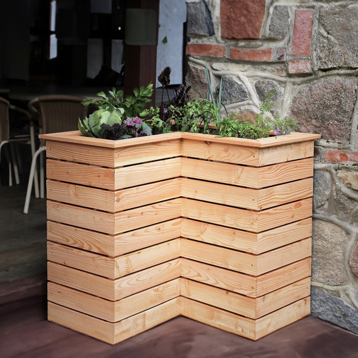 Shire Tina Larch Planter TINA08370LWP-1AA