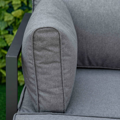 Outsunny 6 Piece Outdoor Garden Sofa Set with Coffee Table – Grey